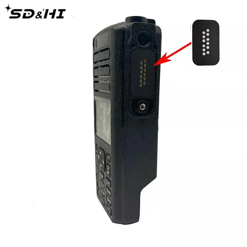 10 PCS Flexible Speaker Cable Label For XPR7350, XPR7550, DGP8550, DP4800, Etc. Walkie-talkie Side Cable Connector Sticker