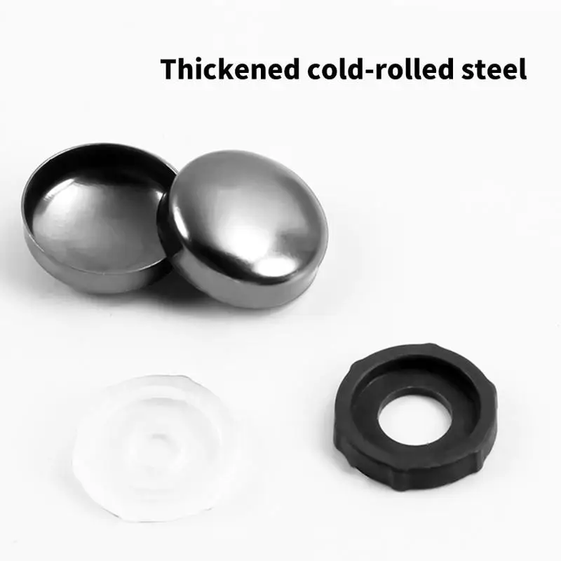 652F 20Pcs Mirror Fixing Screws Plastic Washers 16mm Mirror Screws Caps Decorative Screw Cover Fastener Easy to Use view 2