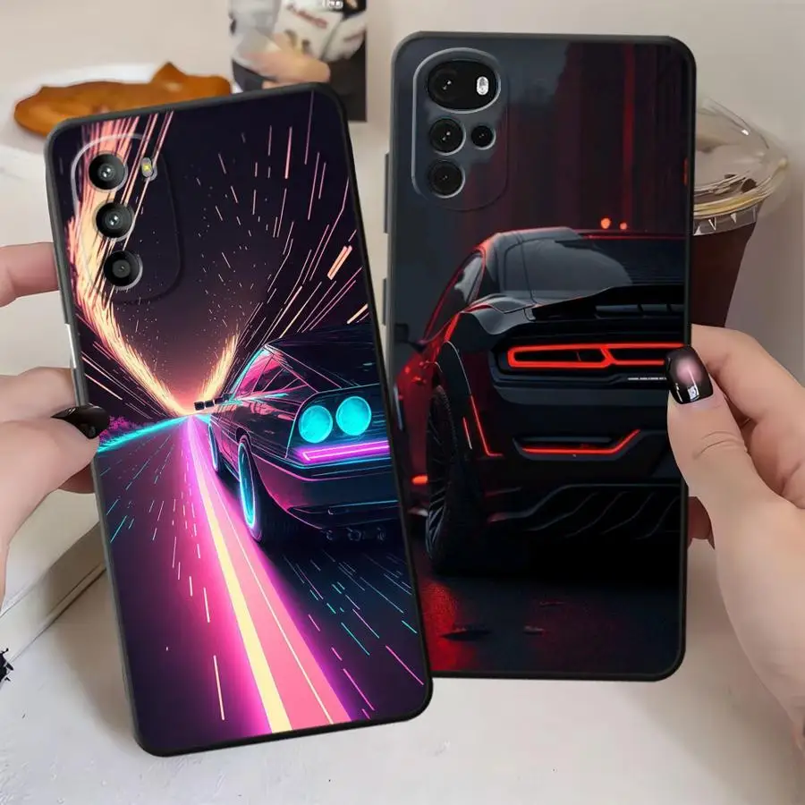 Case for Moto S30 Pro Edge 20 30 X30 Pro Soft Back Phone Cover Advanced Cool Car view 5