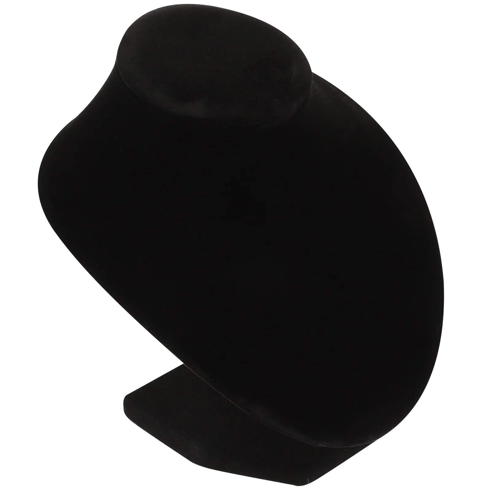 

Стильная черная подставка-бюст для ювелирных украшений, держатель для ожерелий, для туалетного столика, ресепшена, выставок, с ультраширокой устойчивой основой