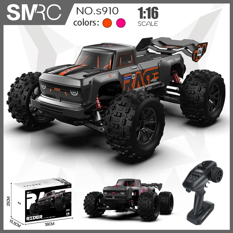 SMRC 1:16 bezszczotkowy pełnowymiarowy samochód RC OFF Road 4x4 High Speed 70 KM/H 2.4G zdalnie sterowanym samochodowym Drift pojazd zabawki dla