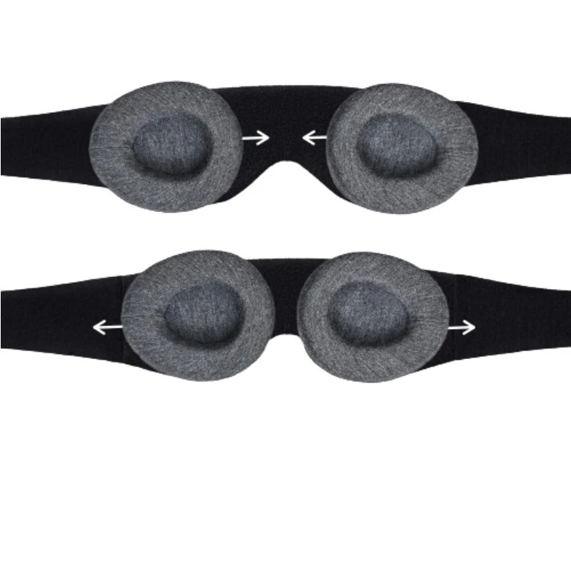 قناع نوم معتمد بنسبة 100% وضغط العين مريح وقابل للتعديل مثالي للنوم قناع نوم ثلاثي الأبعاد للنساء والرجال