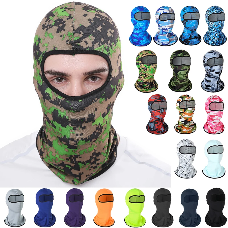 

Balaclava Head Scarf Bandanas Facemask Helmet With Print Turban Men Women Neckwarmer Hiking Tourism Men'S Neck Buff Snood Scarf