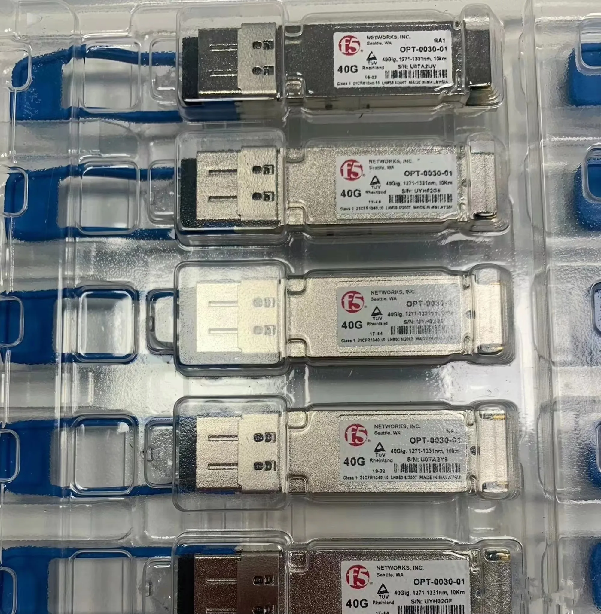 F5 Networks 40G 10KM QSFP Glasfasermodul OPT-0030-01 40GB LC 1271-1331NM Transceiver