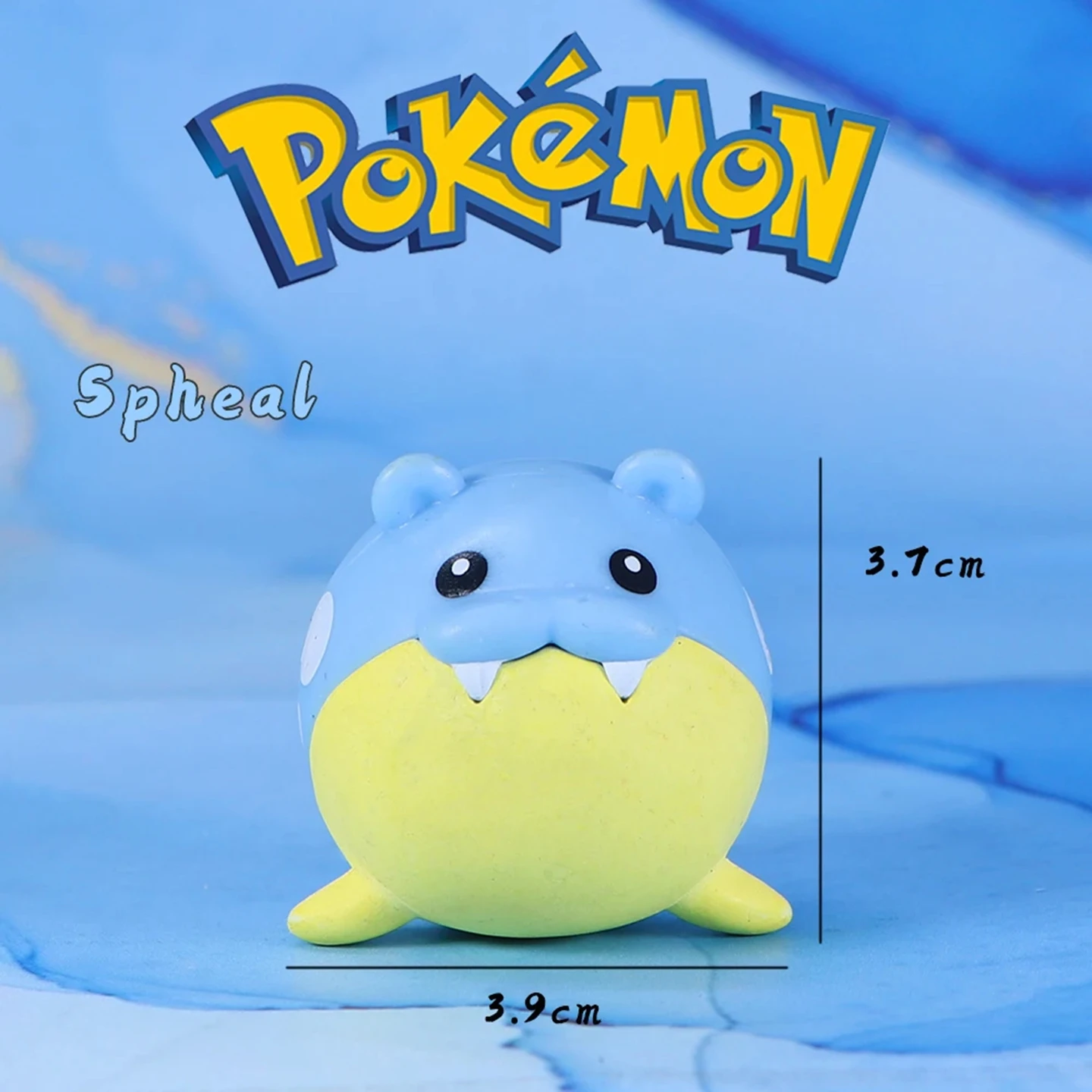 WCT Pokemon Spheal Figure One Piece Toys Anime Figures Collection Model - view 6