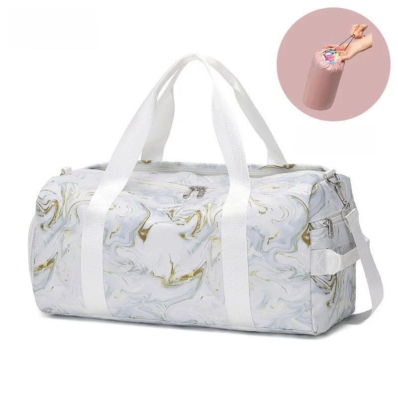 

Women's Travel Yoga Bag Large Capaci Wet And Dry Separation Sports Single oulder Bag Cross-Border New Item Durable Polyester