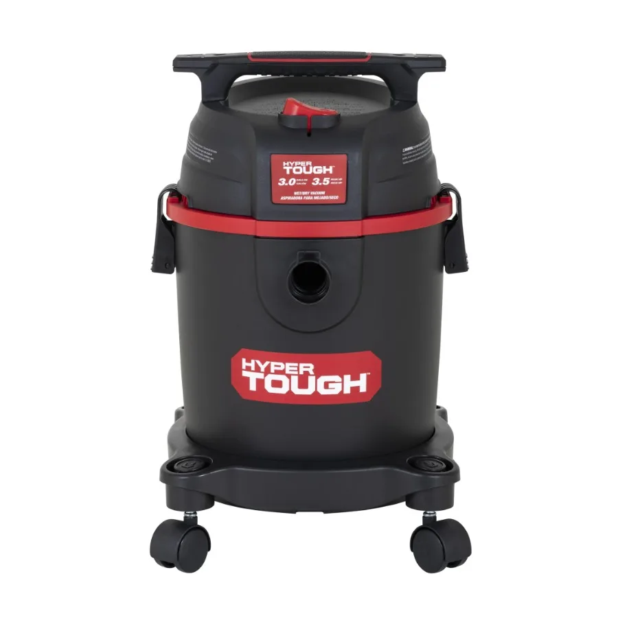 

Hyper Tough 3 Gallon 3.5 HP Poly Wet Dry Vacuum for Home, Car, Garage & Workshop