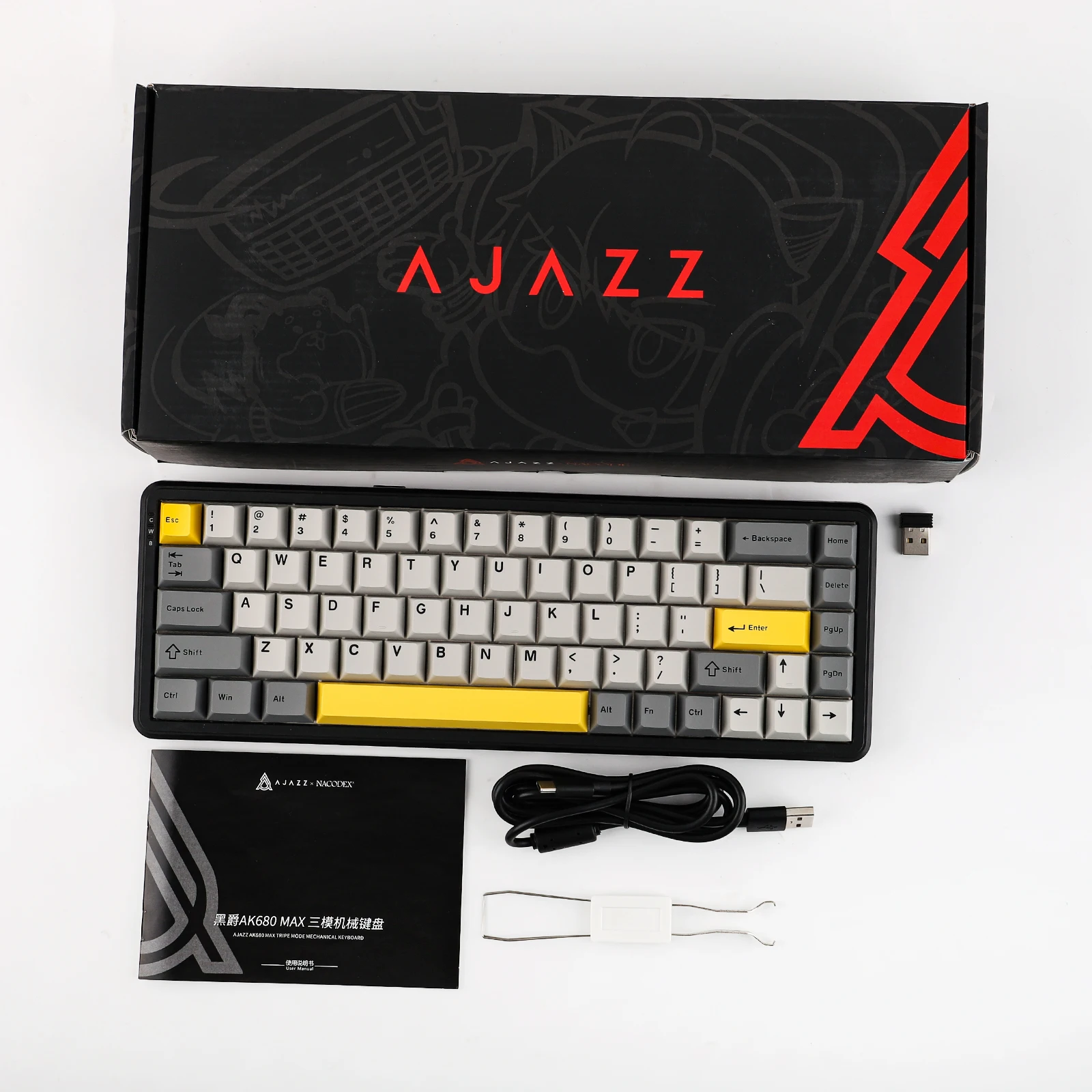 Рисунок 6 - AJAZZ AK680 MAX 68% верхняя структура