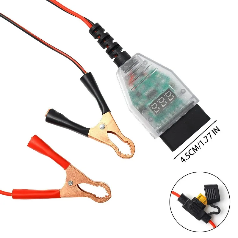OBD Battery Replacement Tool Car Computer Memory Saver Automotive ECU Radio Clock Setting Preserver Electrical Leakage Detector