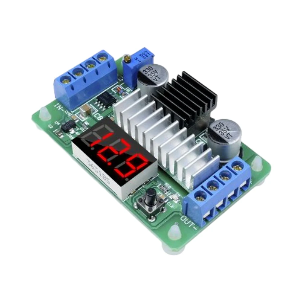 DC-DC Convertor 100W Boost Buck power Supply Module DC3.5-30V to DC3.5-30V Step-up and Down Adjustable Power Board with Display