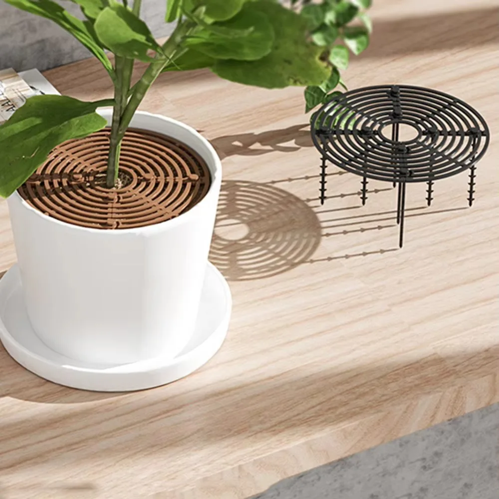 1PCS Diameter 30cm Flower pot protection grille, plant protection cover, potted flower pot mesh cover, anti cat, dog excavation