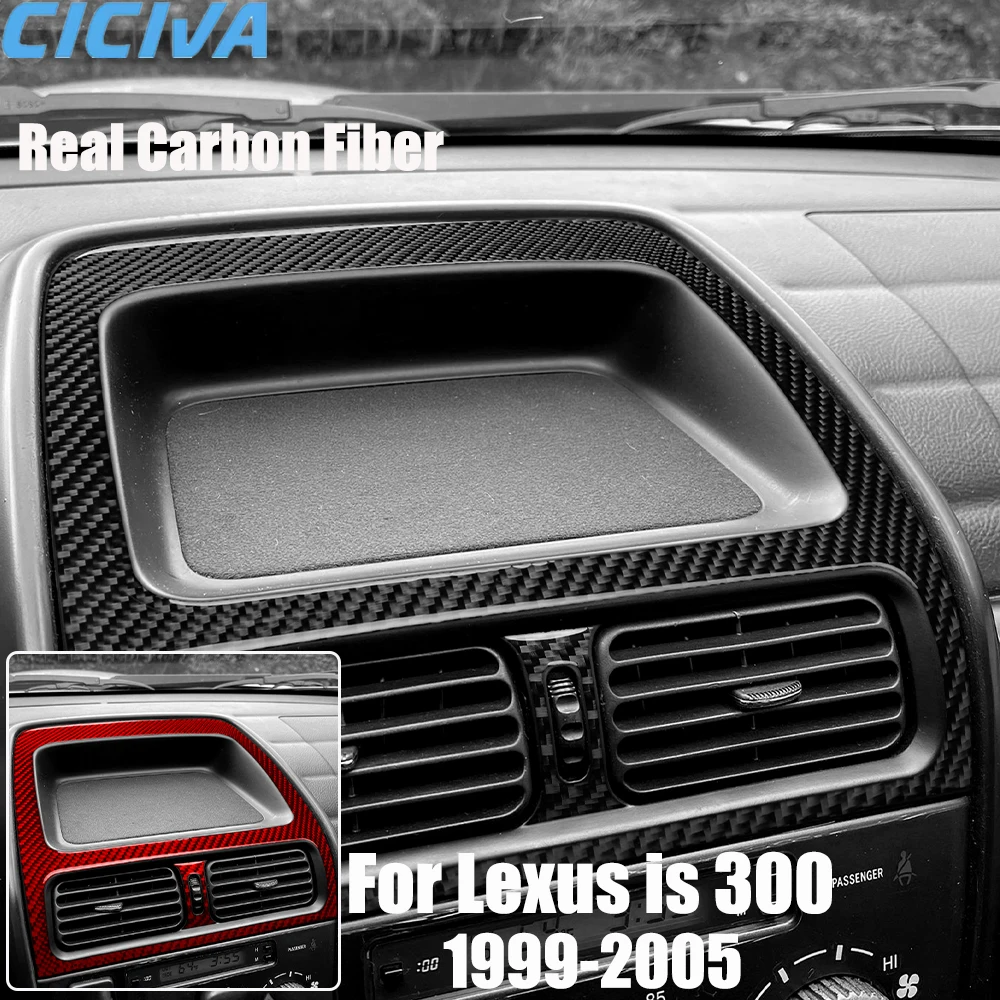 

Автомобильные аксессуары из настоящего углеродного волокна, центральная крышка вентиляционного отверстия, мягкая наклейка для Lexus is 300 1999 2000 2001 2002 2003 2004 2005