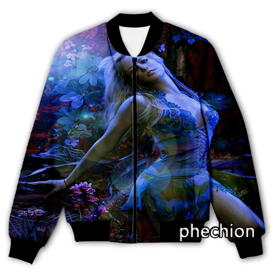 phechion New Fashion Men/Women Britney Spears 3D Printed Casual Jacket Streetwear Men Loose Sporting Jacket & Coat M140