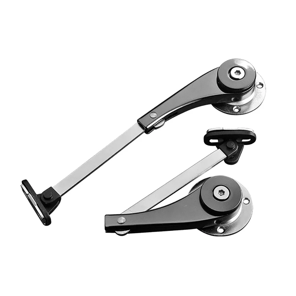 

1Pair（2Pcs）Randomly Stop Hinges Kitchen Cabinet Door Support Rod Adjustable Hinge Furniture Wardrobe Lift Up Flap Stay