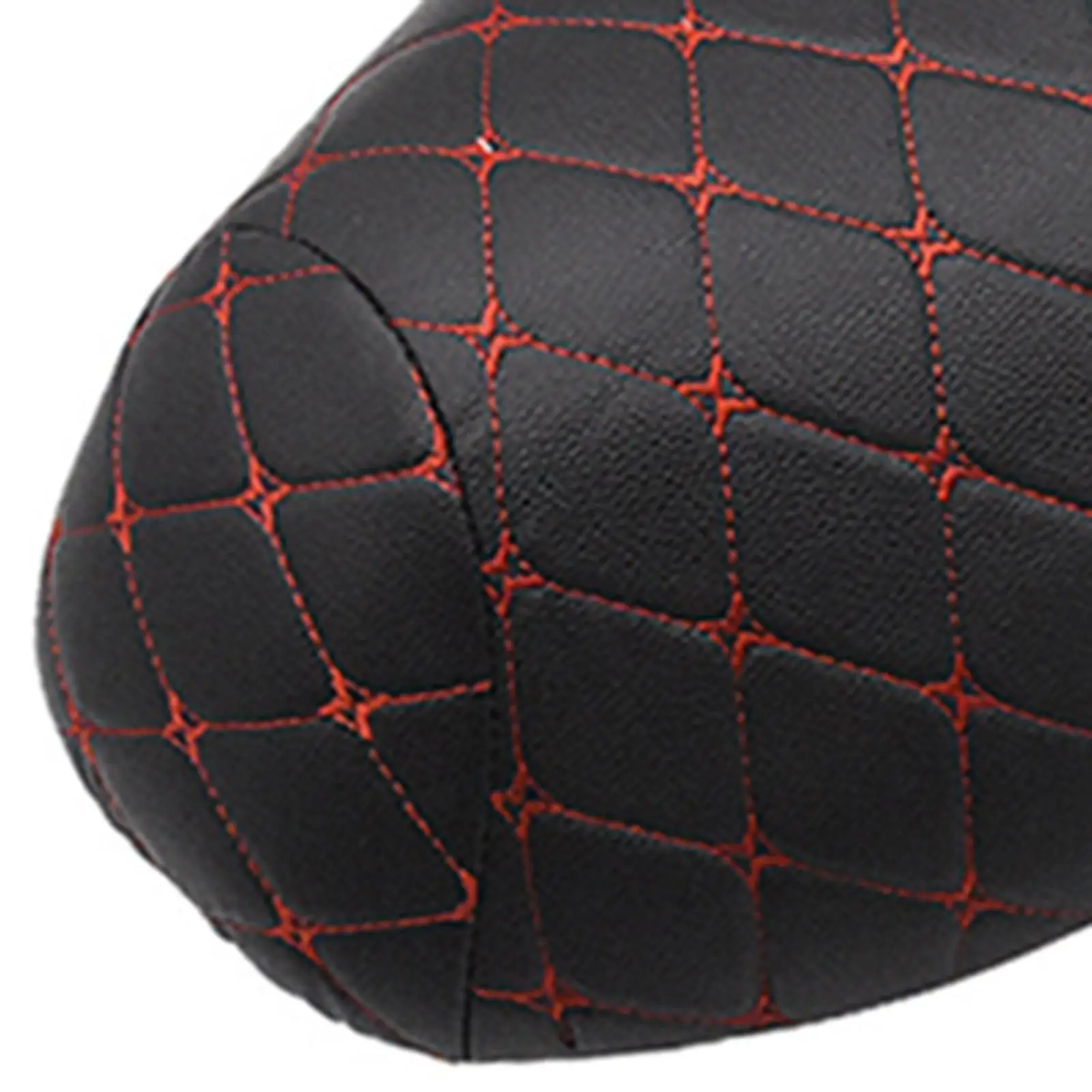 Black Leather Motorcycle Cushion Cover Waterproof Dustproof Saddle Seat Protector for Motorbike Comfort