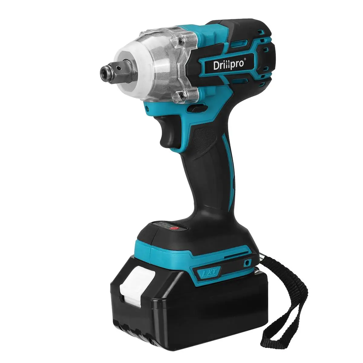 

Drillpro Brushless Electric Impact Wrench 520 Nm Cordless Wrench Hand Drill Socket Power Tool Compatible with Makita 20V Battery