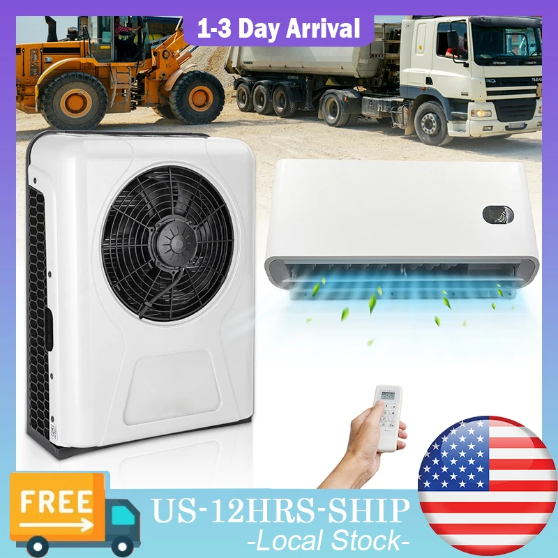 

Treeligo 10500btu Car Electric Parking Air Conditioner 12V 24V Refrigeration Truck RV Caravan Camper Van Split Air Conditioning