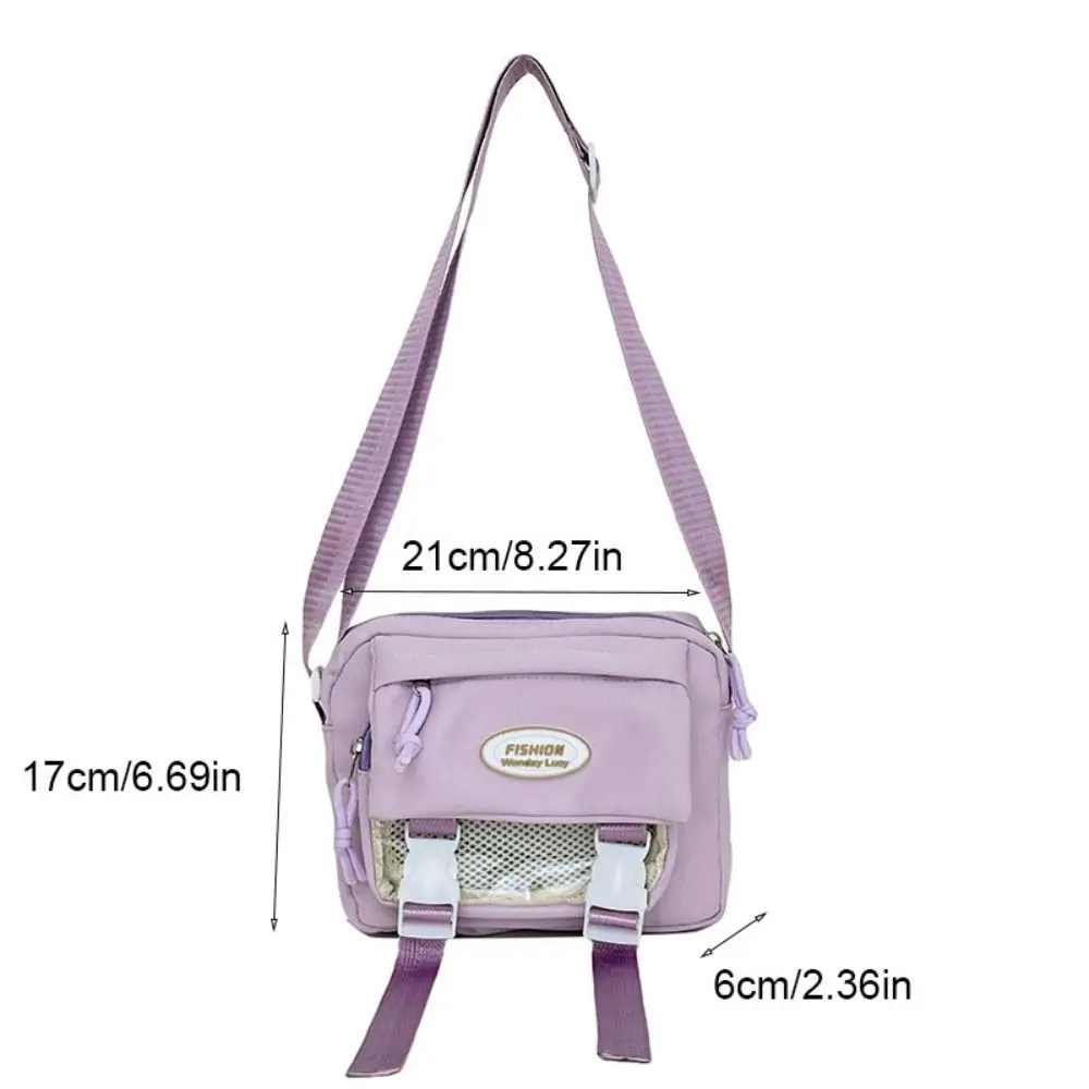 الموضة اليابانية شفافة Itabag Y2k عرض شارة JK حقيبة كتف Harajuku لوليتا حقيبة كروسبودي الطالب