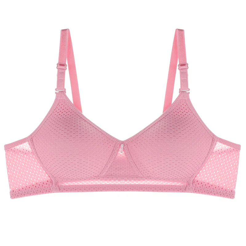 حمالات صدر مثيرة للنساء ملابس داخلية حمالة صدر باللون الأسود والأحمر حمالة صدر بدون سلك بدون خياطة مقاس كبير ملابس داخلية بكوب B C #4