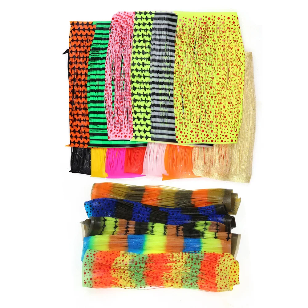 Elllv Multiple Colors Silicone Skirt Legs DIY Material for Saltwater Fishing Jig Head Lure Spinner Buzzbait Soft Skirt - view 4