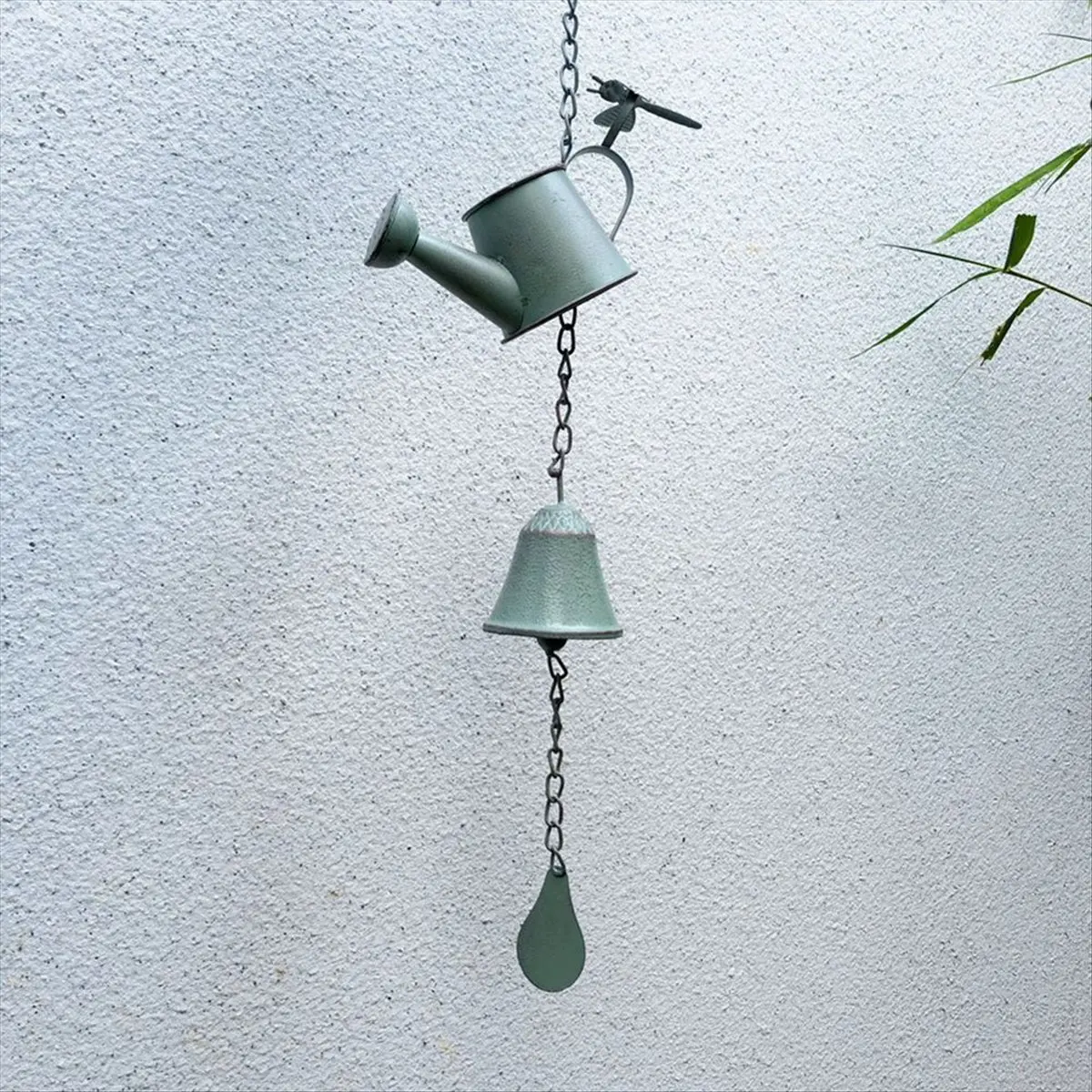 【HOT N07R】 American Retro Old Cast Iron Kettle Wind Chimes Garden Courtyard Hanging Crafts Outdoor Ornaments Decoration A