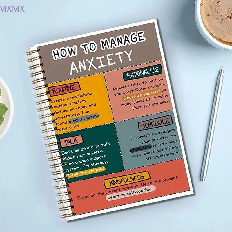 

Книга стресса, руководство по регулированию эмоций, портативный дневник эмоционального регулирования для психического здоровья дома и школы