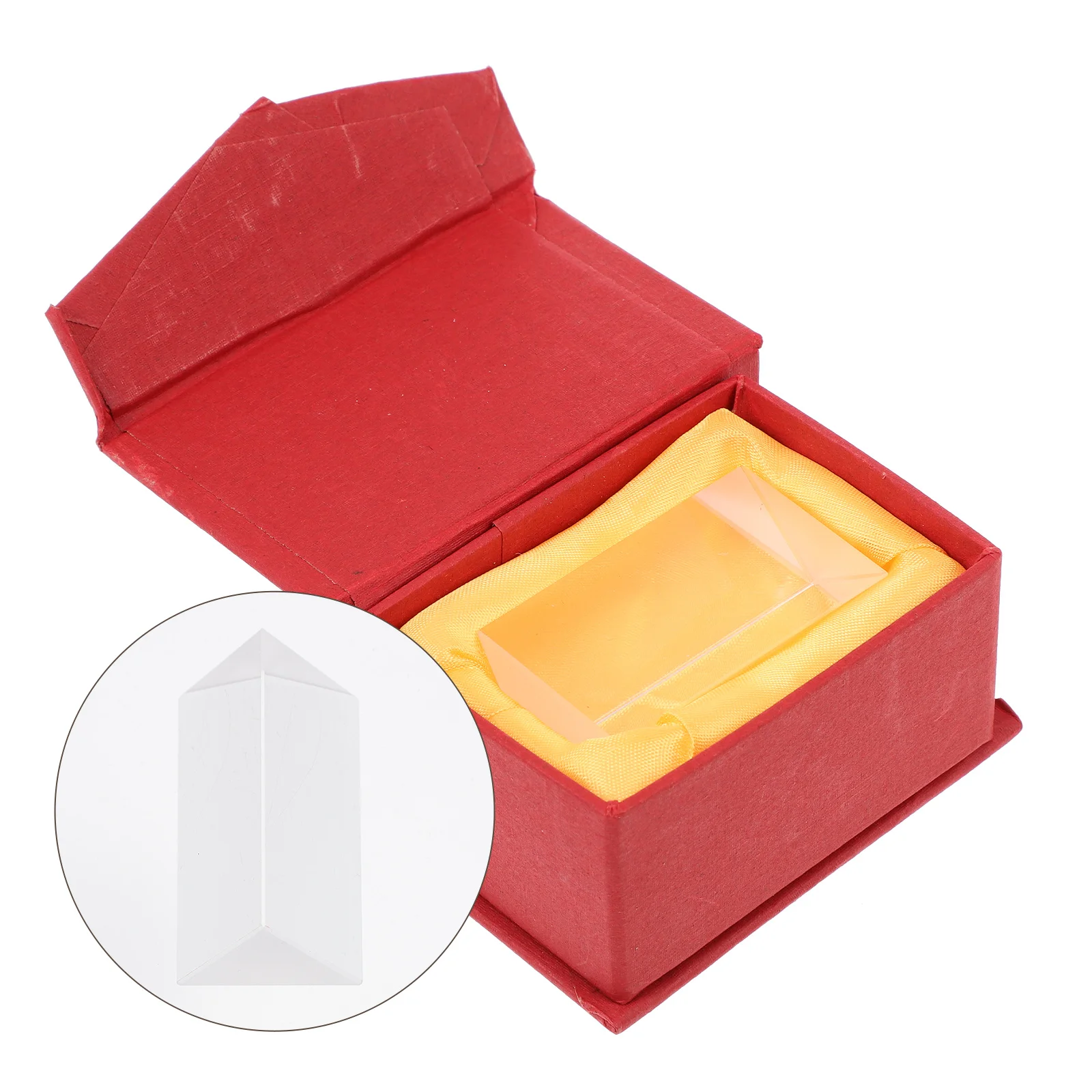 

Triangular-Prism Optical Glass Physics Teaching Tool Light Spectrum Refraction Experiment Equipment Prisms Teaching Optical