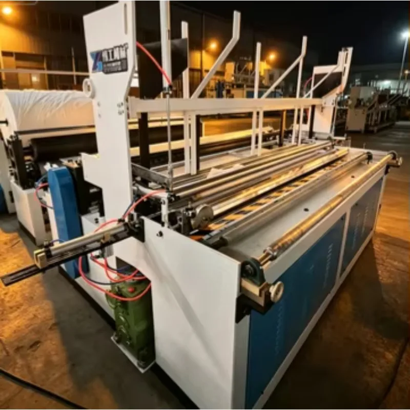 Heavy-Duty Toilet Paper Rewinding and Wrapping Machine for Commercial Applications Machine for Toilet Paper Production Custom