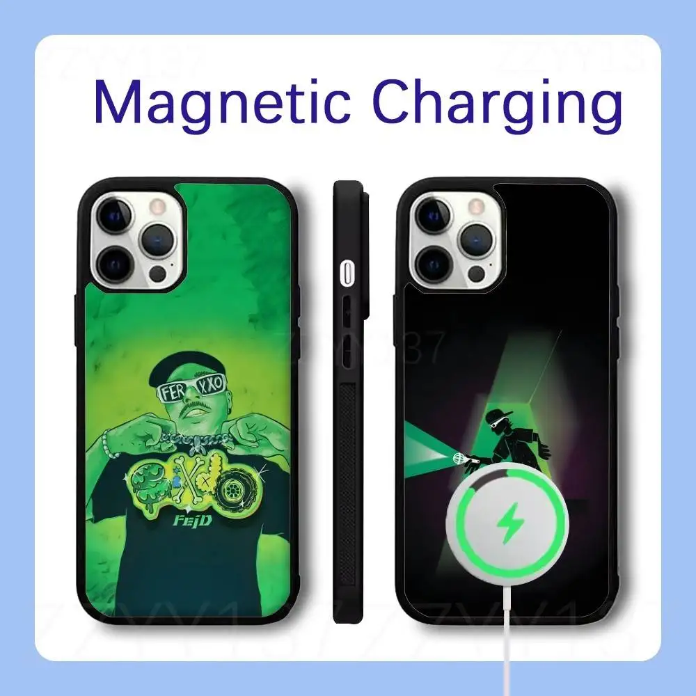 

Feid SE LO JURO MOR Phone Case For iPhone 17,16,15,14,13,12,11,Pro,Max,Plus,Air,Mini,SE Magsafe Magnetic Wireless Charging