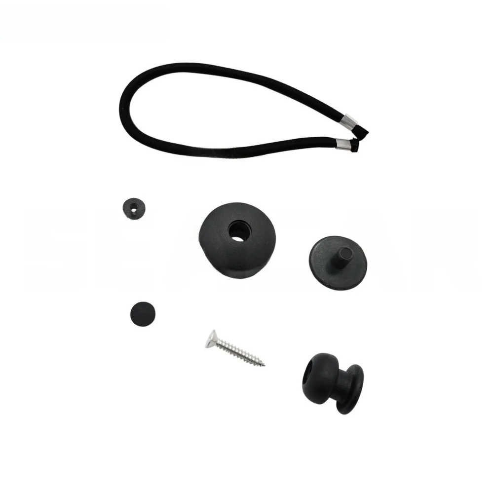 Bungee Clip with Knob 6pcs for Tent Boat Yacht RV Cover Strong Nylon Shock Cord Fastener Built for Outdoor Environments