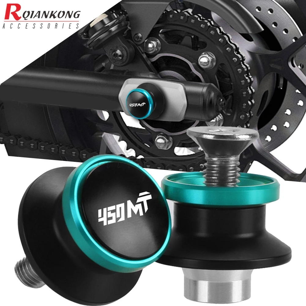 

10MM Motorcycle Swingarm Spools For CFMOTO 450SR 450SS 450MT IBEX450 450 MT 2022 2023 2024 2025 2026 Rear Stand Screws Sliders