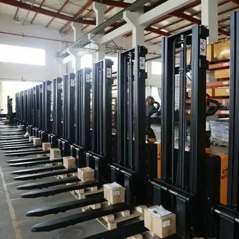 Customized 2 Tons Full Electric Pallet Stacker Hydraulic Pallet Truck Small Forklift From China-New Condition For Restaurant Ind