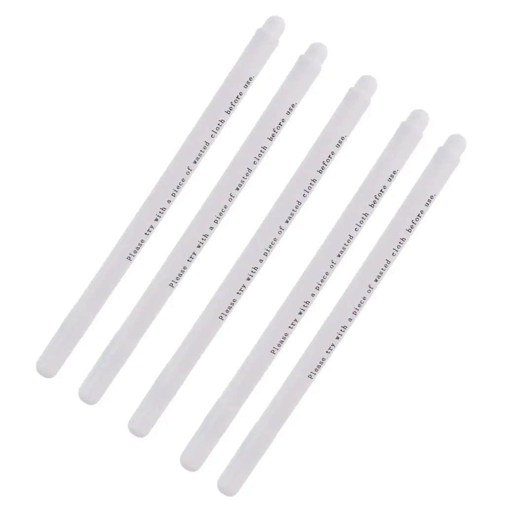 4-6pack 5pcs 2mm Water Erasable Soluble Pen Vanishing Fabric Marker White