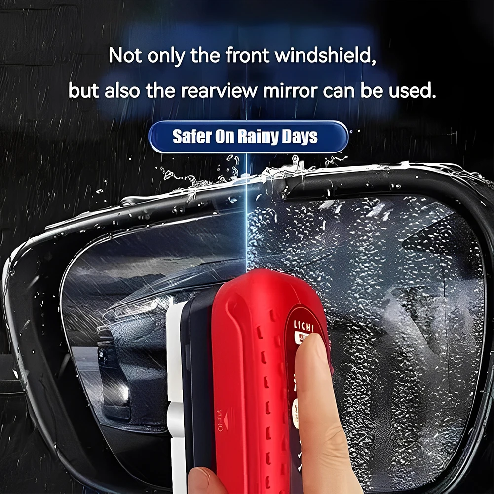 Automotive Oil Film Cleaning Brush Clear Vision Car Windshield Cleaner 120ml Reusable Oil Film Remover Cleaning Brush for Car Window Glass