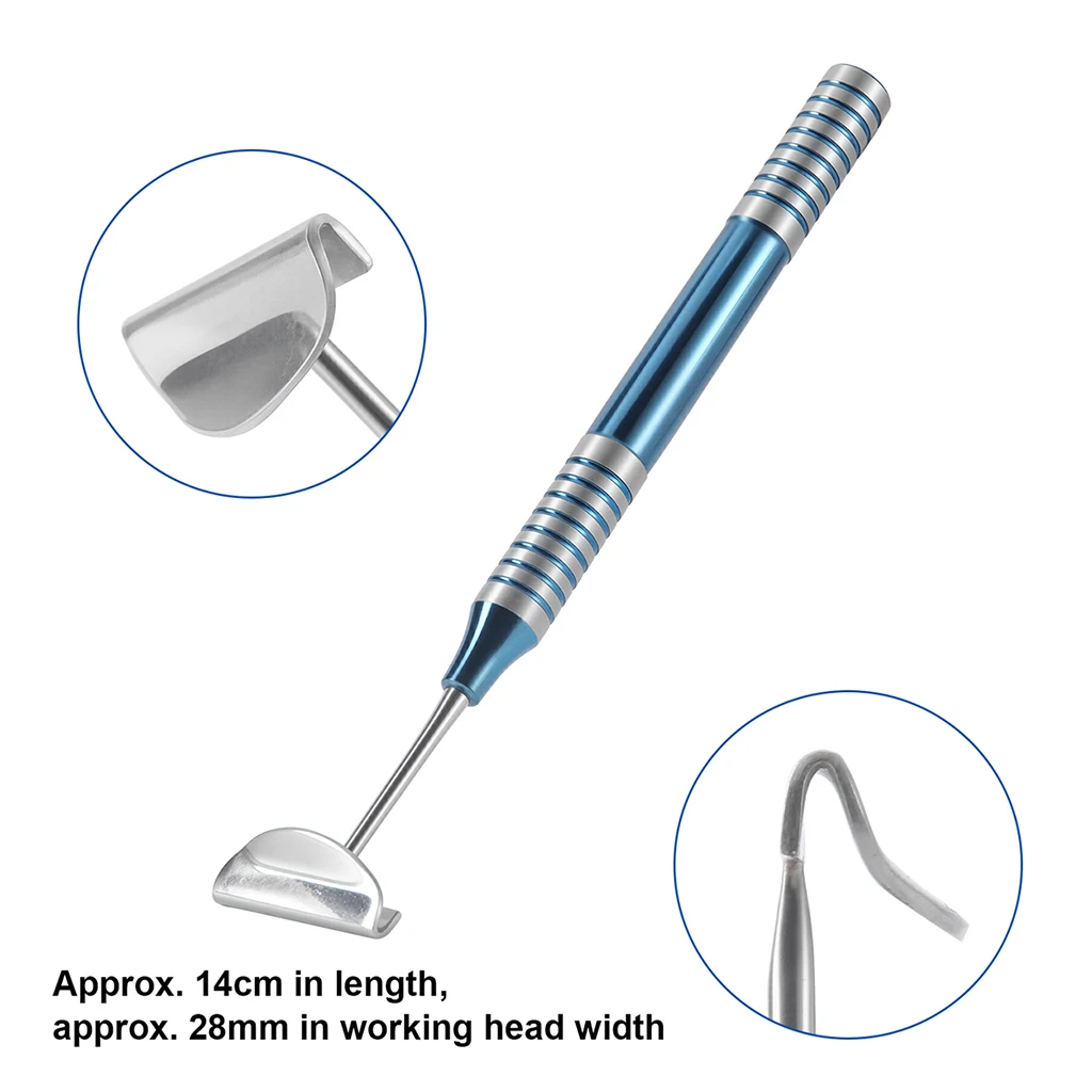 5-teiliges Set AZDENT Dental Periosteal Elevator Separator für Weichgewebe-Implantat-Kit, chirurgische Lingualflap-Werkzeuge aus Edelstahl – Detail 9