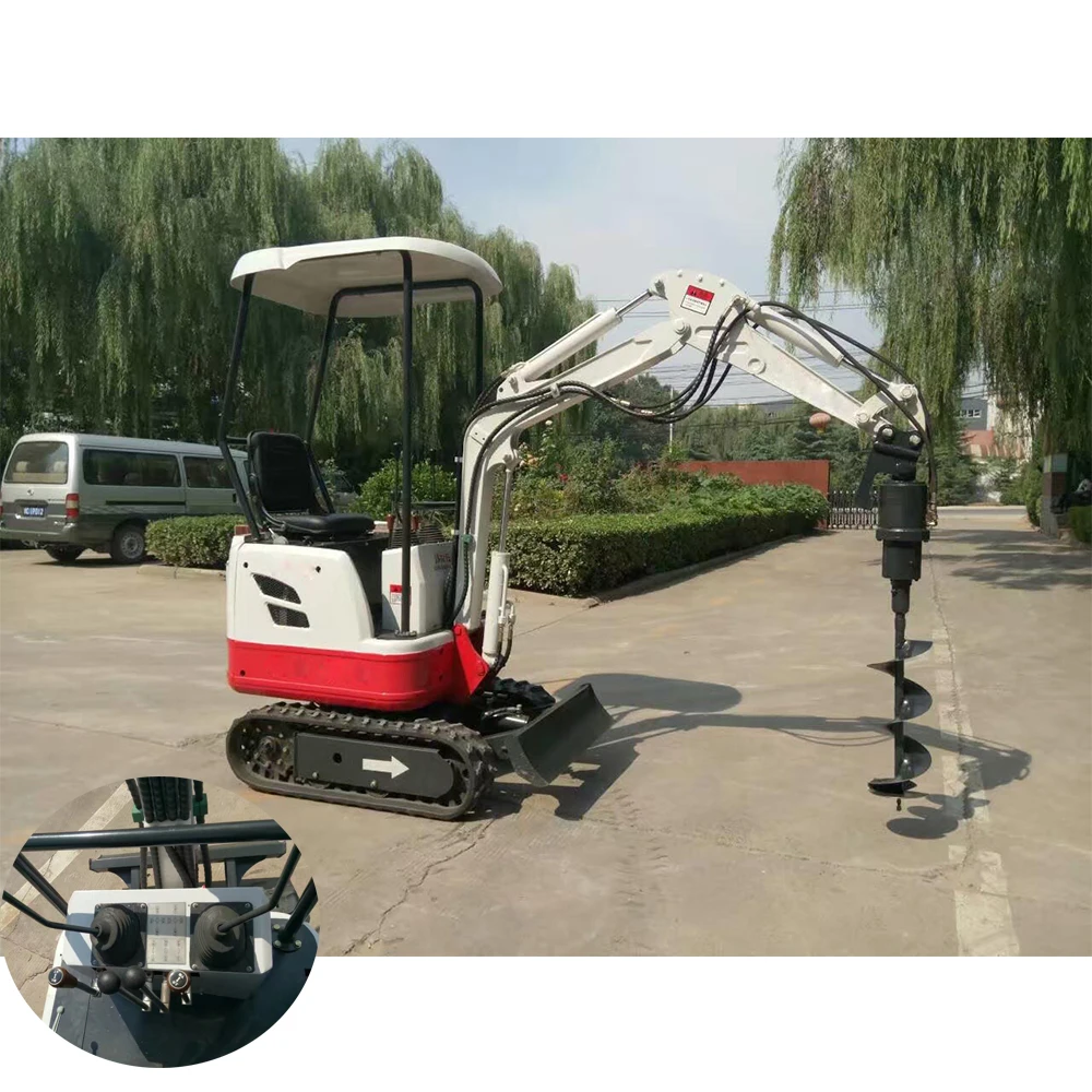 

800KG Micro Crawler Rotary Drilling Rig Automatic Hydraulic Machine Multifunctional Excavation Equipment