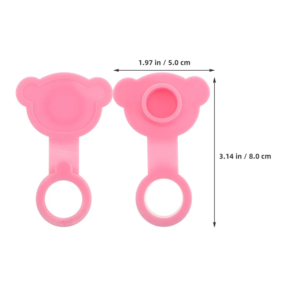 2Pcs Silicone Universal Bath Drain Drain Plug Bath Tub Leakproof Bathtubs Buckets Safe