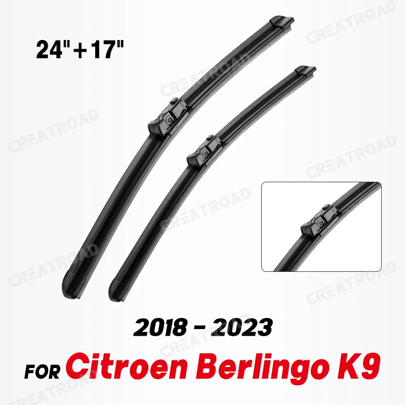 Tergicristallo LHD Spazzole Tergicristallo Anteriori Per Citroen Berlingo K9 2018 - 2023 Parabrezza Parabrezza Finestra Auto Spazzole Pioggia 24 \