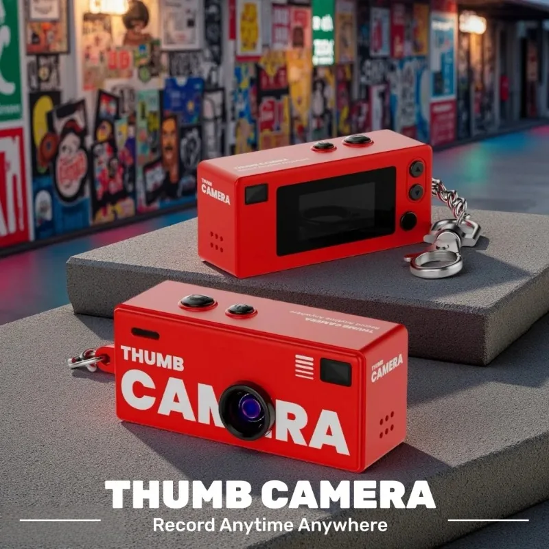 Mini G6 Daumenkamera 0,96 Zoll Schlüsselanhänger-Kamera für Studenten, Partys, Outdoor-Sport, Videoaufnahmen, Kinderkamera, Videorekorder