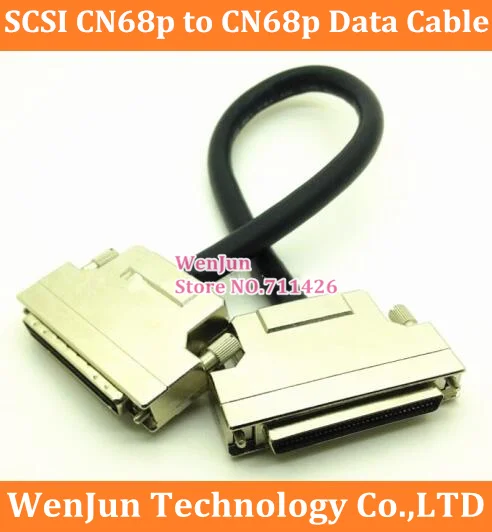 

SCSI кабель CN68 к CN68, соединительный кабель CN 68 Pin к CN68Pin, кабель передачи данных «Папа-папа», профессиональная Настройка, 0,5 м, 1 м, 2 м, 3 м, 5 м