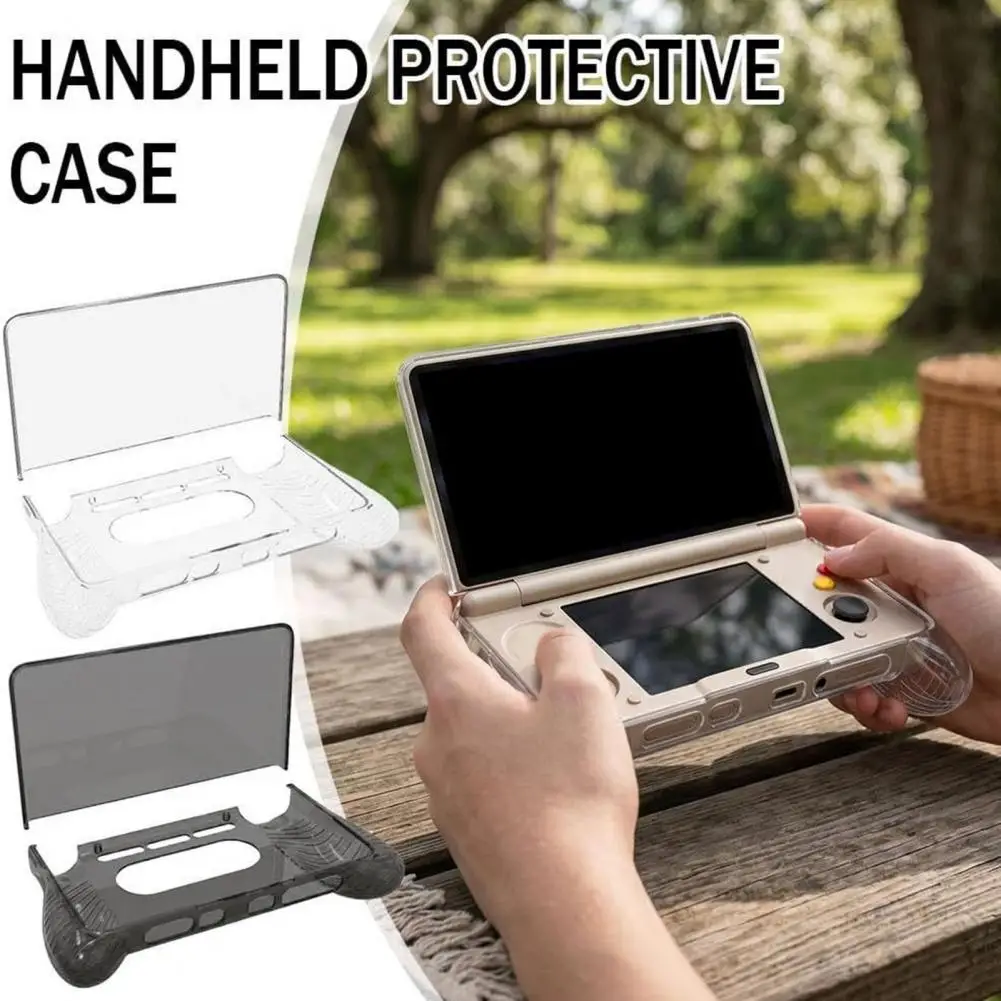 TPU Protective Case for AynThor Handheld Game Console Shockproof Protector Hard Cover with Precise Cutouts for Full Protection