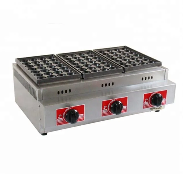 Automatic Japanese Snack Machine Electric Gas Takoyaki Maker /Fish Ball Machine / Octopus Balls Machine