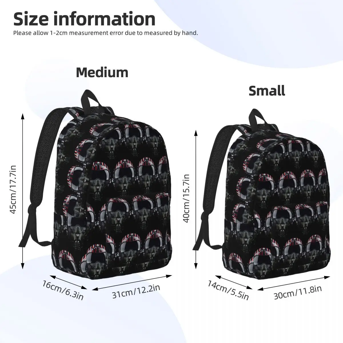 Steampunk Pilot Air Fighter Helmet Backpack Daypack Large Capacity Children BookBag School Bag Shoulder Bags for Men Women