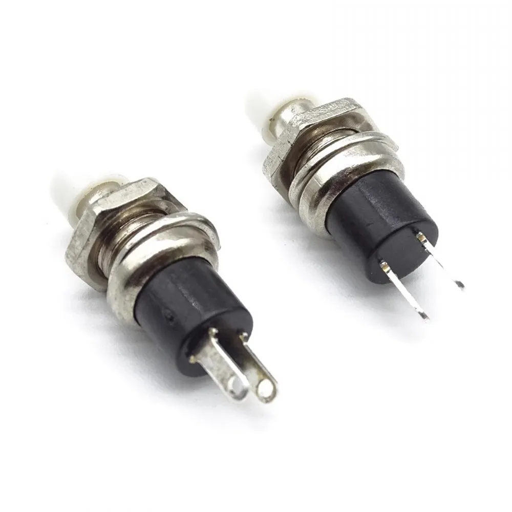100 pcs 7mm, Mini runder momentaner Druckknopf schalter drücken Sie den Selbst rück stell schalter, normaler weise offen 1no, normaler weise geschlossen 1nc, Mikrosc halter – Detail 11