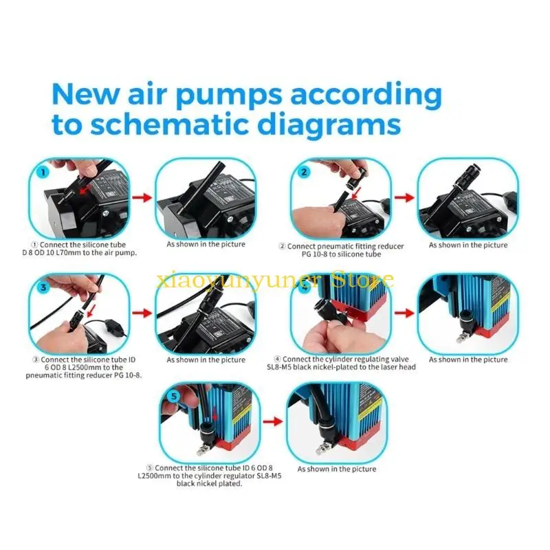 

P9JB Advanced Air Compressor Air Assist with Minimize Noise for TTS55 TTS10 TS2