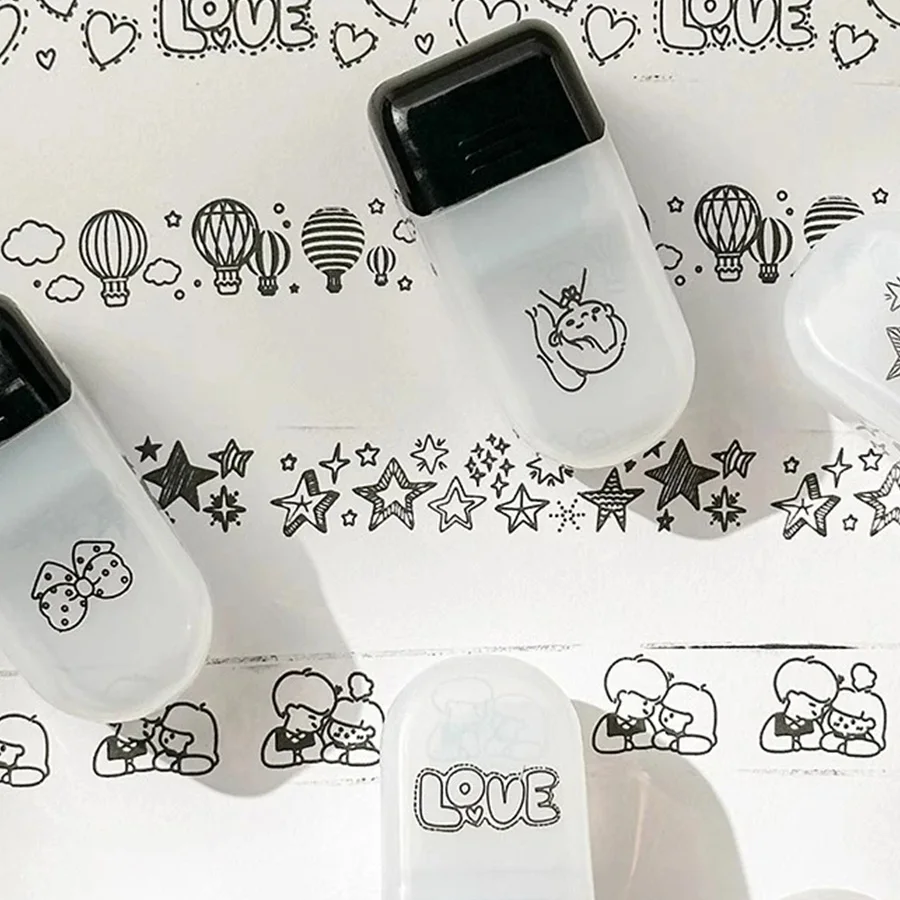 1 قطعة الكرتون نمط الدانتيل الفرقة الأطفال المتداول زهرة ختم الإبداعية ختم الكتابة على الجدران كتيب DIY الأسطوانة الدانتيل الديكور الفرقة