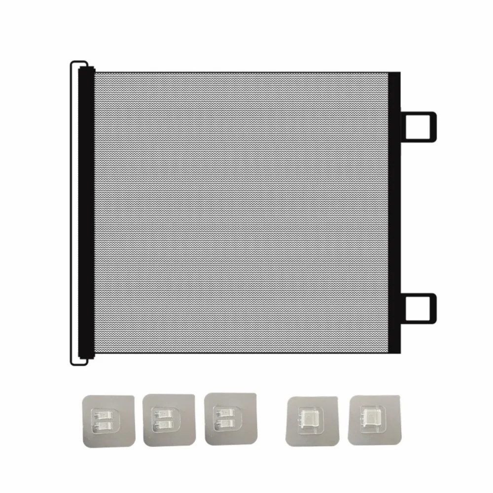 

Adjustable Pet Mesh Isolation Net Reinforced Anti-Escape Dog Safety Fence Double Lock Multi-purpose Retractable Pet Gate Balcony