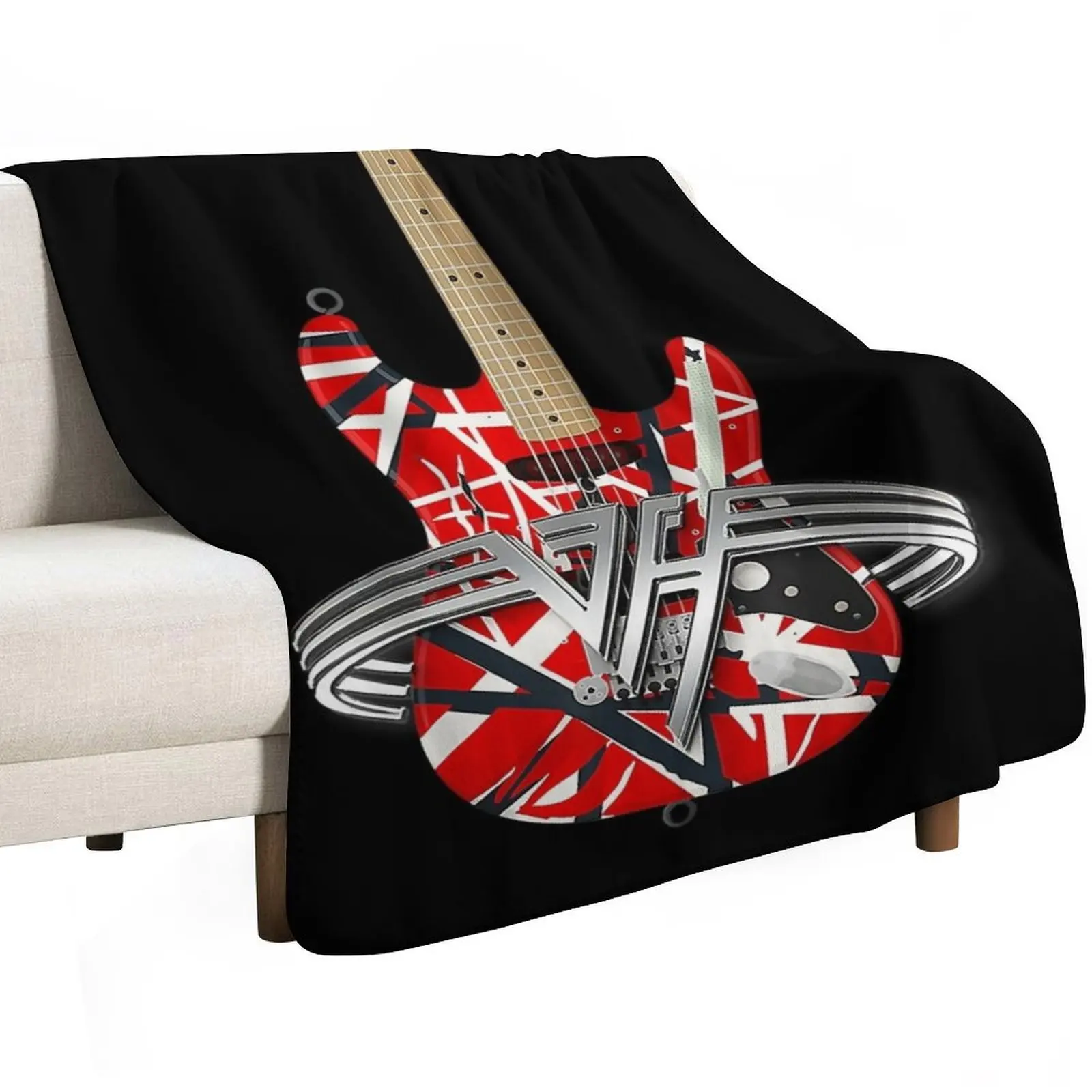 Classic Guitar Vintage Tee 1960s Outfits For Men, Women . Throw Blanket Weighted bed plaid Flannels Baby Heavy Blankets