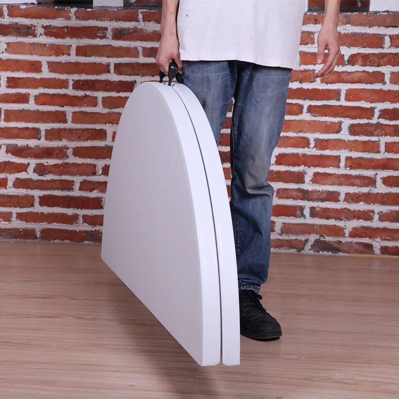 Folding, round table, household, simple, outdoor, minimalist