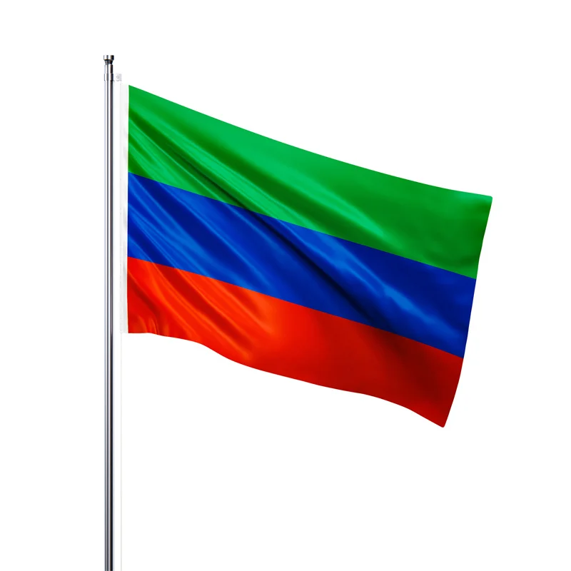 Gaslight Gatekeep Girlboss 5' x 3' Dagestan Russia Russian Federation Flag Banner 150cm x 90cm